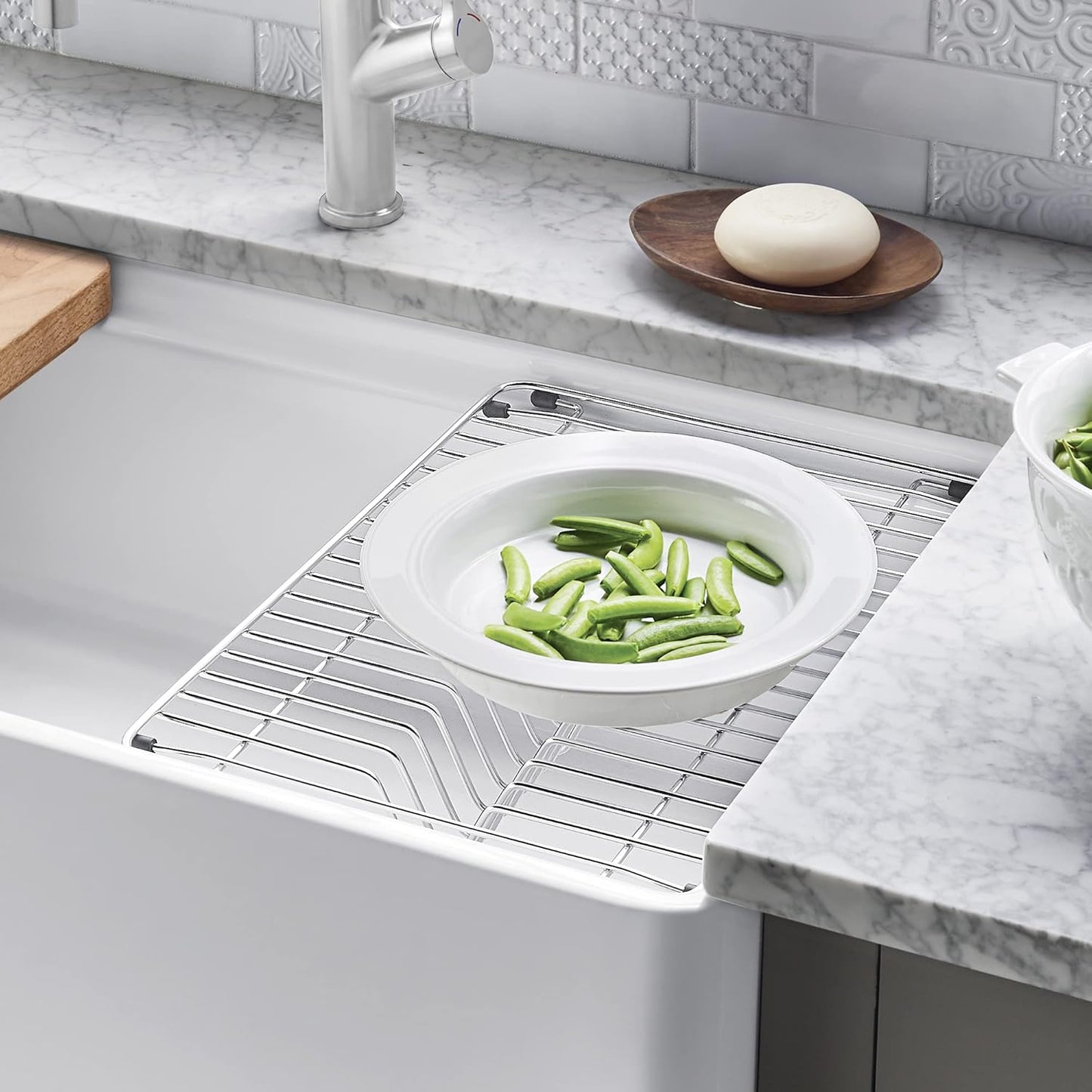 Blanco 234699 Stainless Steel Dish Rack for Apron Front Sink, 17"x12"