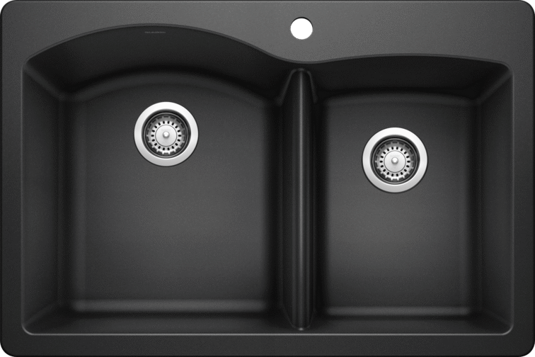 Blanco Diamond 1¾ Bowl Silgranit Dual Mount Kitchen Sink