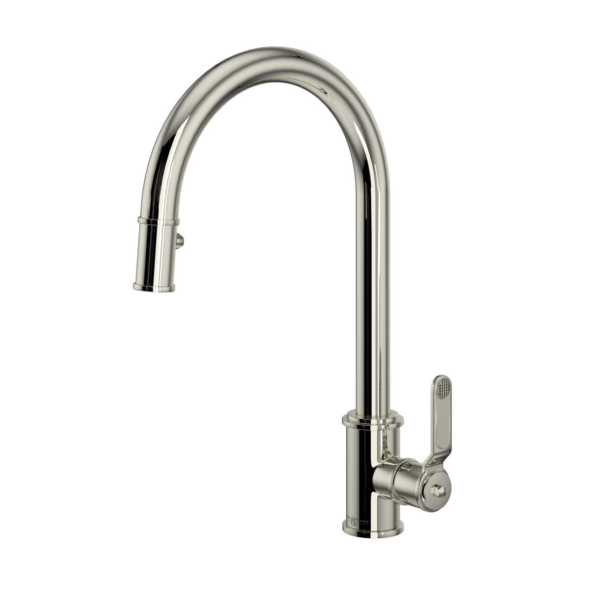 Perrin & Rowe Armstrong Pull-Down Kitchen Faucet With C-Spout Dual Spray 1.8 GPM