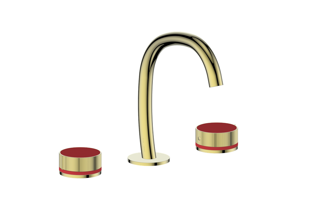 Vogt Mond 8" C.C. Lavatory Faucet With Pop-Up Drain - Moon Handle - BF.M1.1331