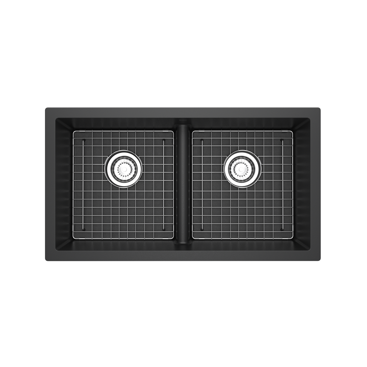 Riobel Fonsa 33" Quartz Double Bowl Undermount Kitchen Sink