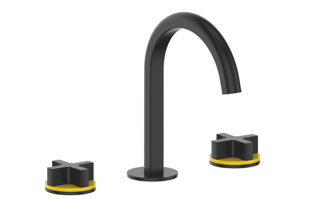 Vogt Mond 8" C.C. Lavatory Faucet With Pop-Up Drain - Cross Handle