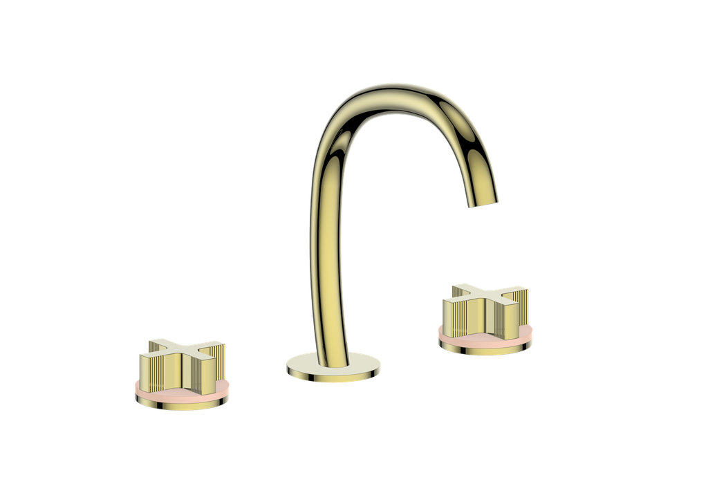 Vogt Mond 8" C.C. Lavatory Faucet With Pop-Up Drain - Cross Handle - BF.M3.1331