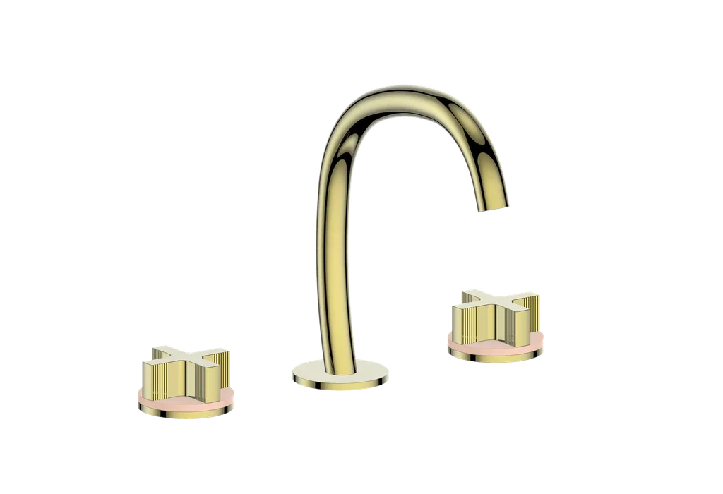 Vogt Mond 8" C.C. Lavatory Faucet With Pop-Up Drain - Cross Handle - BF.M3.1331