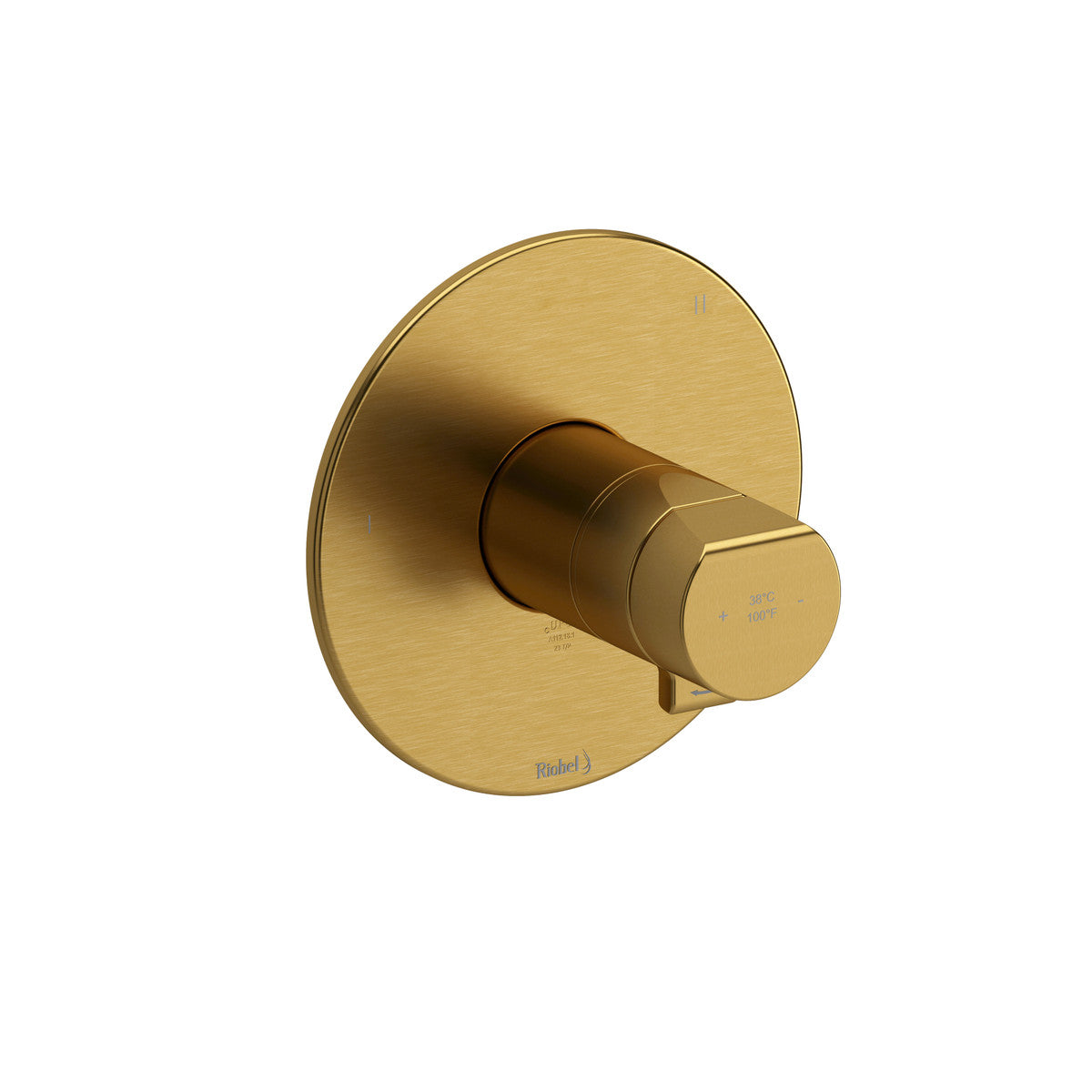 Riobel Parabola 1/2" Therm & Pressure Balance Trim With 5 Functions (Share) - TPB45