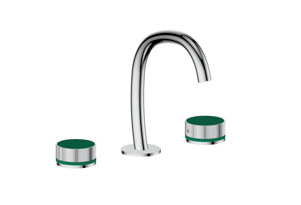Vogt Mond 8" C.C. Lavatory Faucet With Pop-Up Drain - Moon Handle - BF.M1.1331