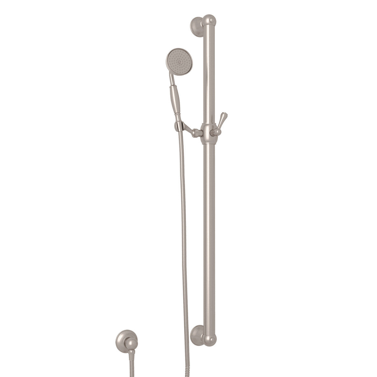 Rohl Handshower Set With 39" Grab Bar And Single Function Handshower - 1272E