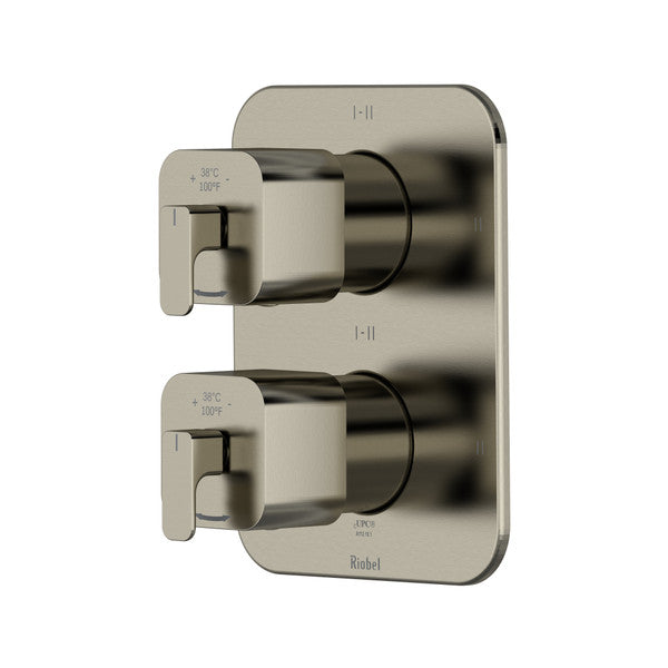 Riobel Equinox 3/4" Therm & Pressure Balance Trim With 6 Functions (Share) - TEQ46N