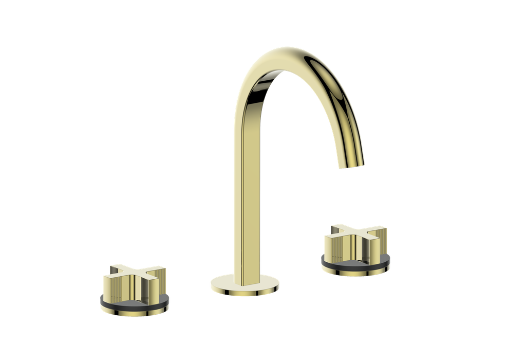 Vogt Mond 8" C.C. Lavatory Faucet With Pop-Up Drain - Cross Handle
