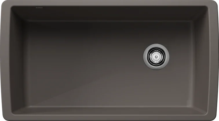 Blanco Diamond U Super Single Silgranit Undermount Kitchen Sink