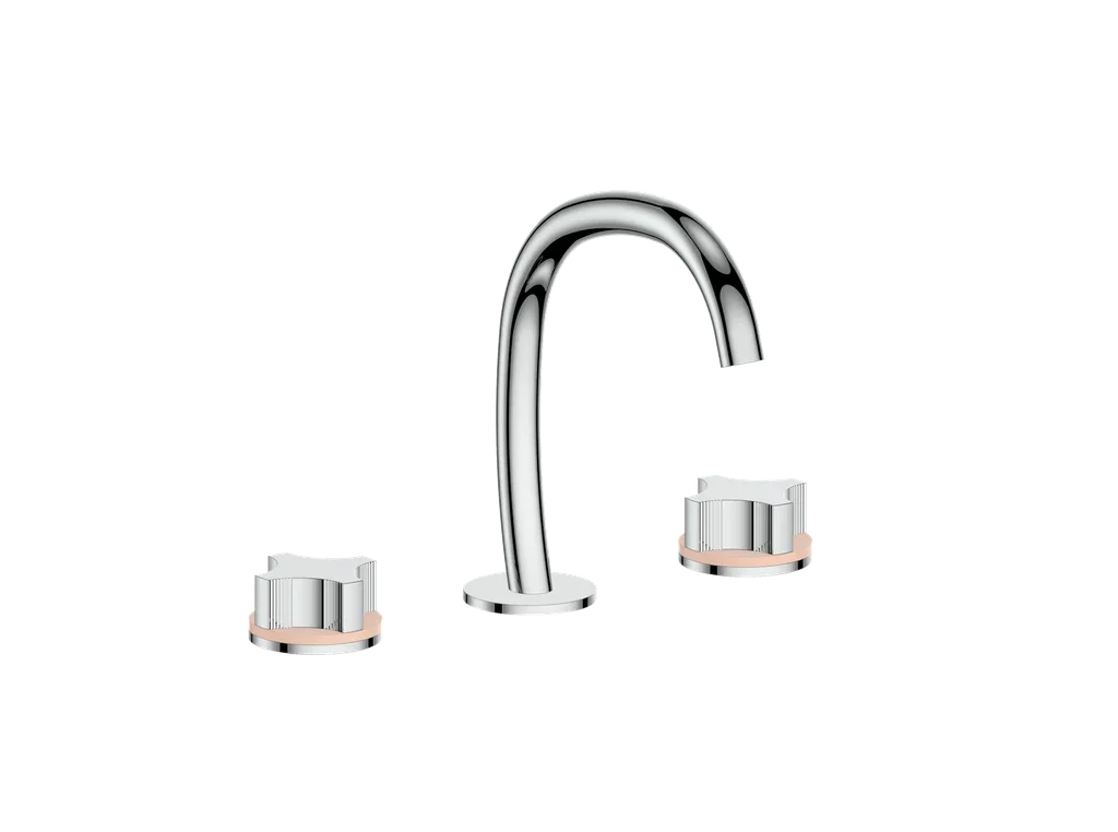 Vogt Mond 8" C.C. Lavatory Faucet With Pop-Up Drain - Crescent Handle - BF.M2.1331