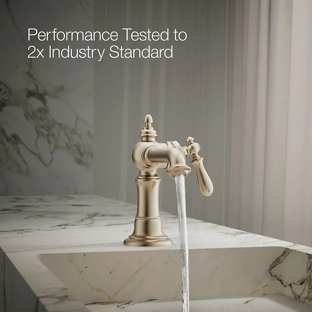 Kohler Artifacts Single-Handle Bathroom Sink Faucet, 1.2 GPM