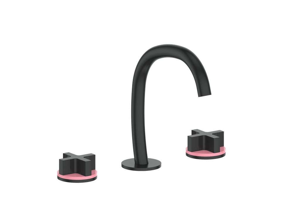 Vogt Mond 8" C.C. Lavatory Faucet With Pop-Up Drain - Cross Handle - BF.M3.1331