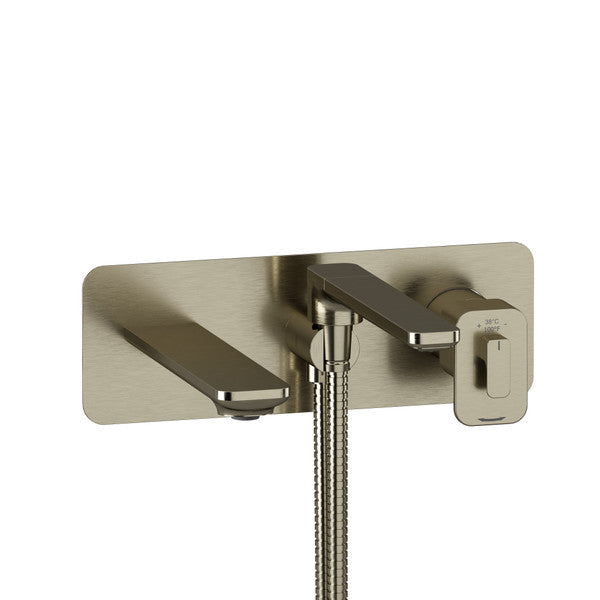 Riobel Equinox Robinet de baignoire thermostatique/à équilibre de pression mural, garniture seulement - TEQ21