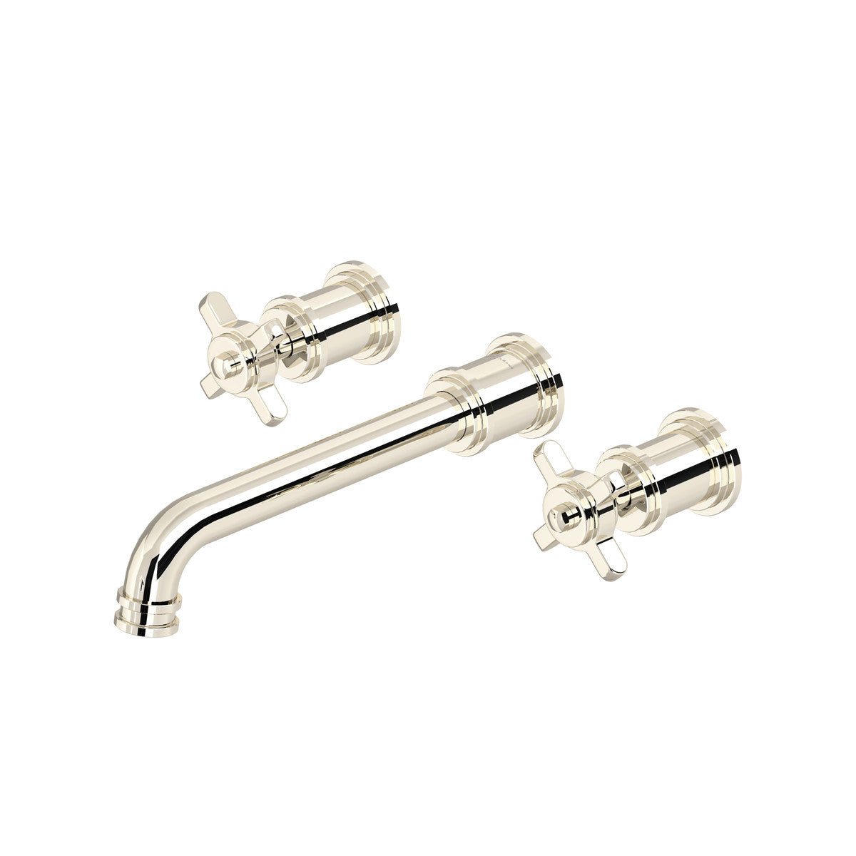 Perrin & Rowe Armstrong Wall Mount Lavatory Faucet Trim Only - Cross Handle
