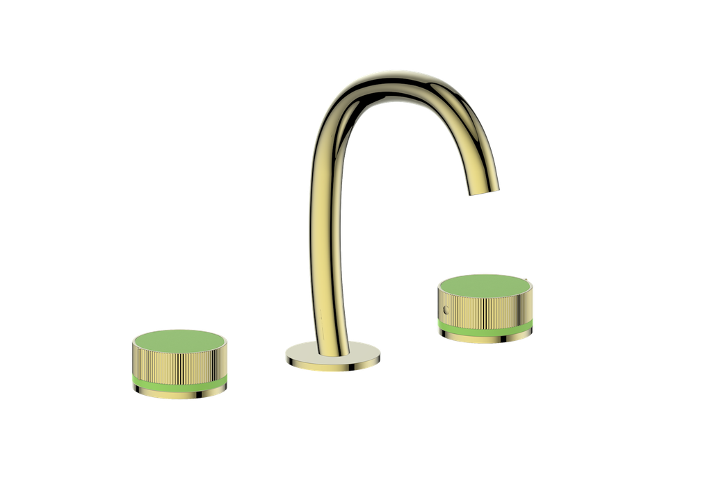 Vogt Mond 8" C.C. Lavatory Faucet With Pop-Up Drain - Moon Handle - BF.M1.1331