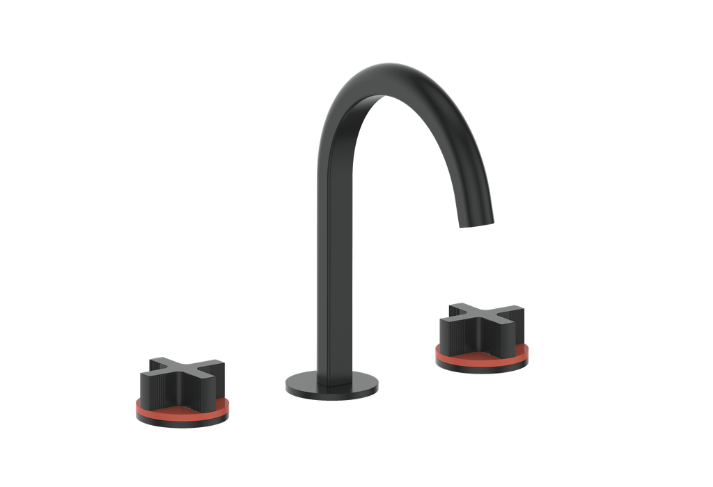 Vogt Mond 8" C.C. Lavatory Faucet With Pop-Up Drain - Cross Handle