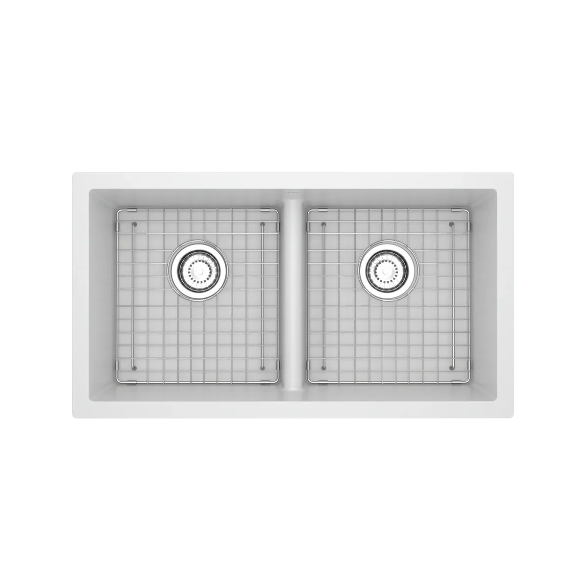 Riobel Fonsa 33" Quartz Double Bowl Undermount Kitchen Sink