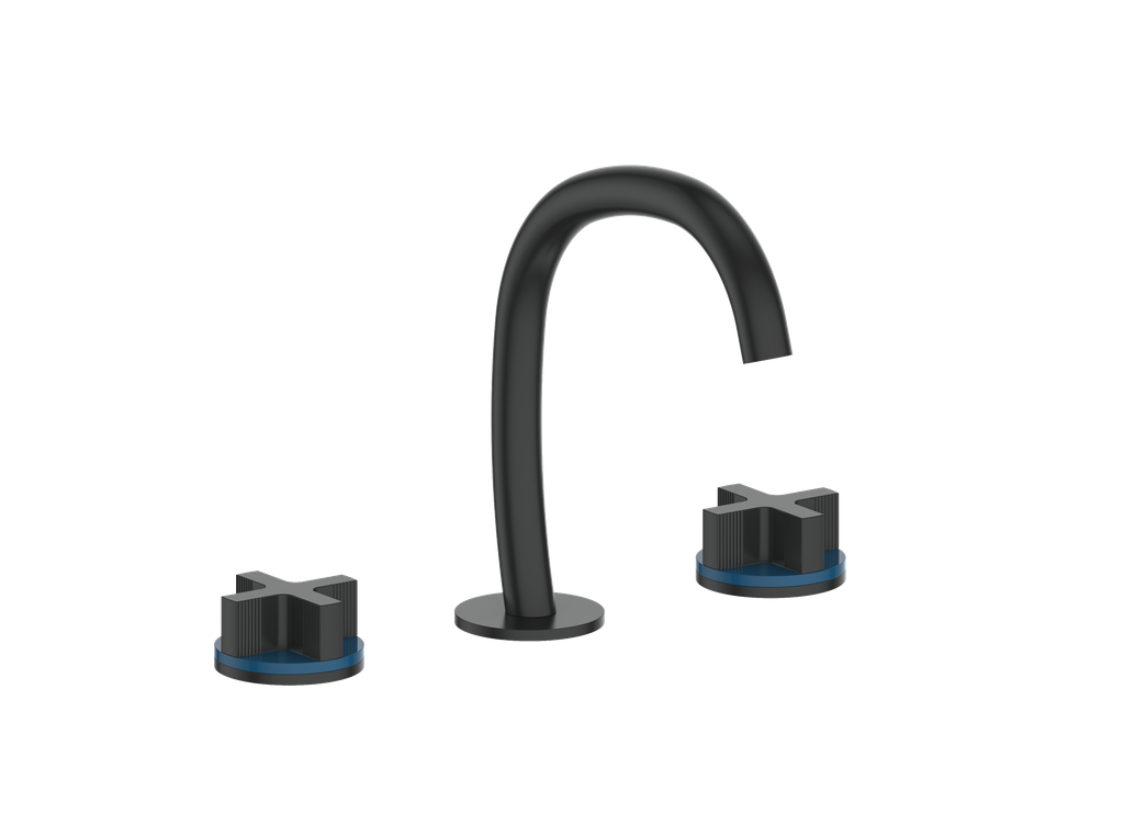 Vogt Mond 8" C.C. Lavatory Faucet With Pop-Up Drain - Cross Handle - BF.M3.1331