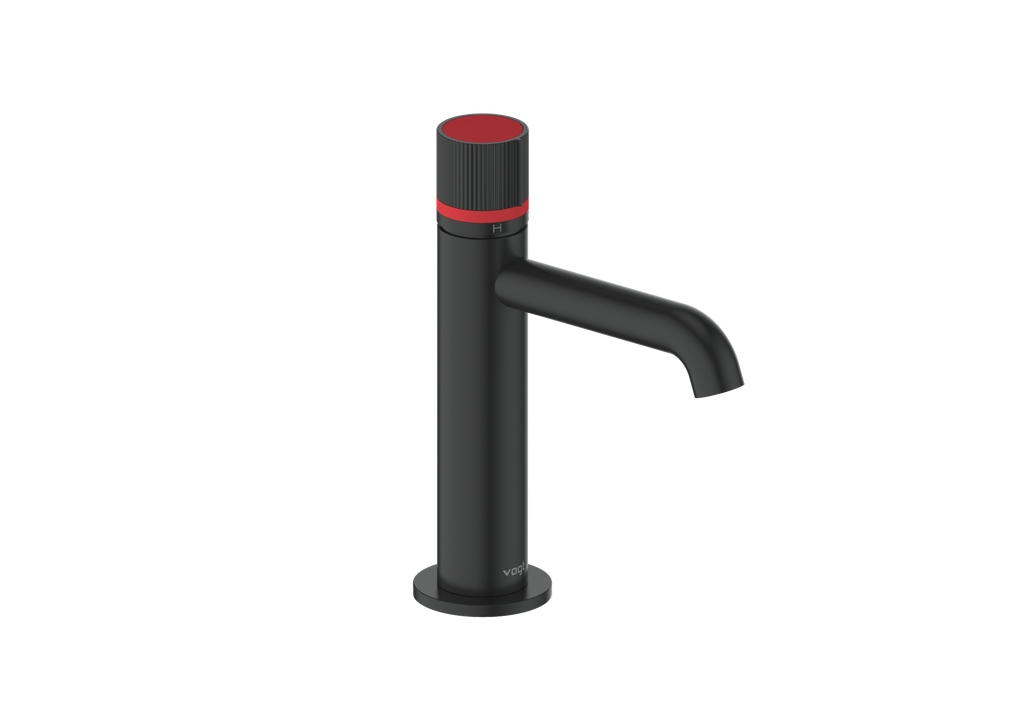 Vogt Mond Single Hole Lavatory Faucet with Pop-Up Drain - Matte Black