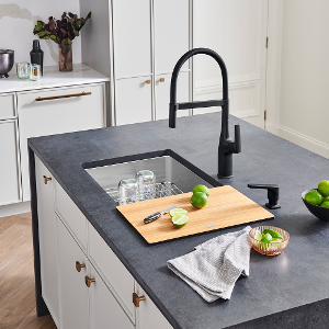 Blanco Ash Compound Cutting Board for Quatrus R15 Stainless Steel Apron - 237517