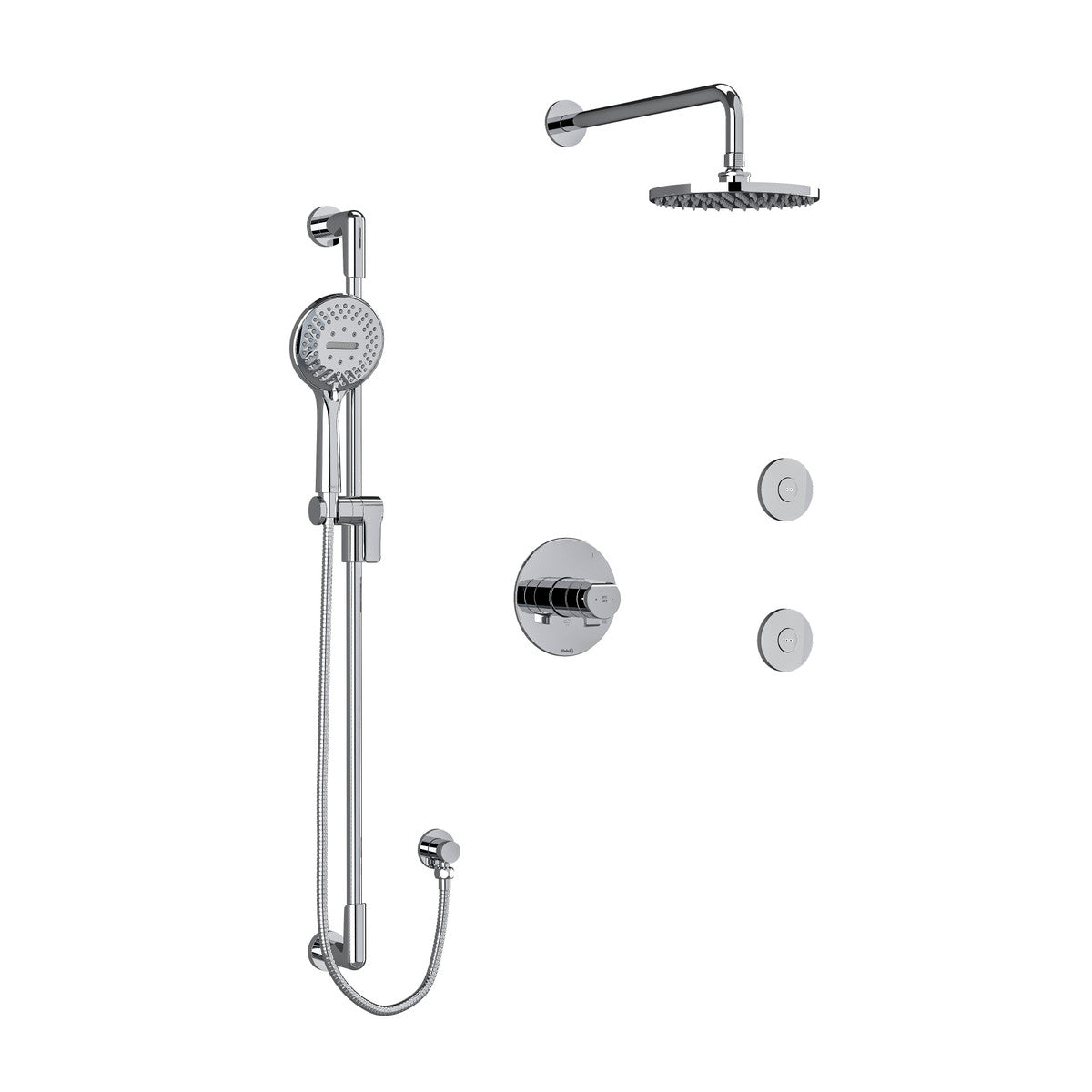 Riobel Parabola Shower Kit 3545 With Rough-In Valve - KIT3545PB