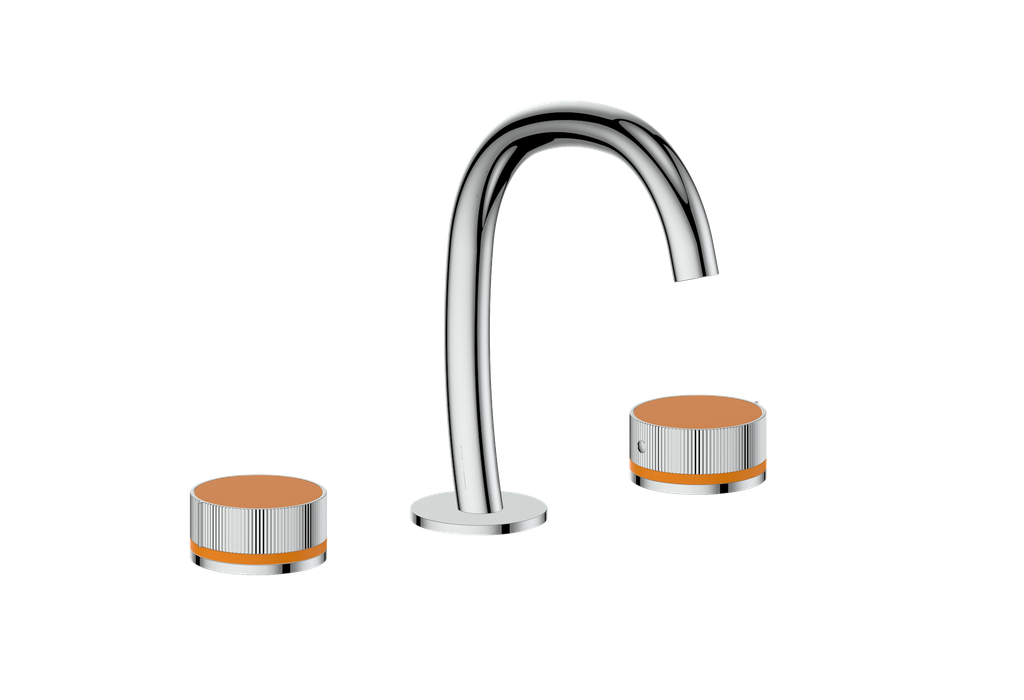 Vogt Mond 8" C.C. Lavatory Faucet With Pop-Up Drain - Moon Handle - BF.M1.1331