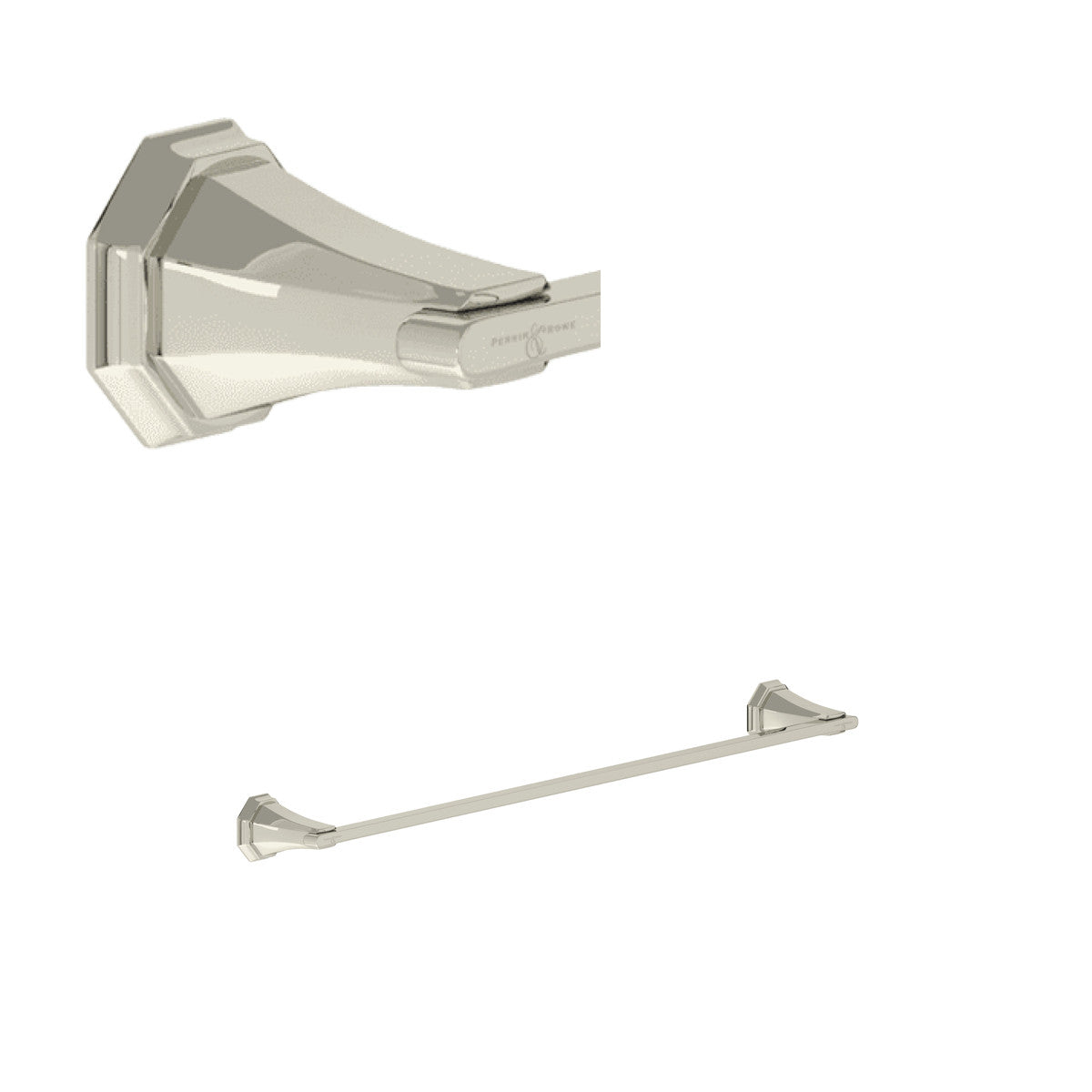 Perrin & Rowe Deco 18" Towel Bar