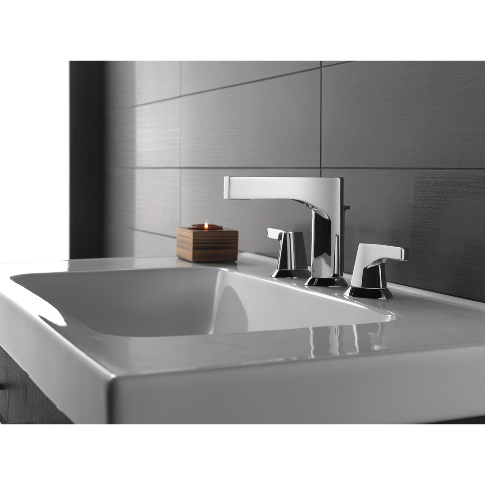 Delta Zura Two Handle Widespread Bathroom Faucet - 3574