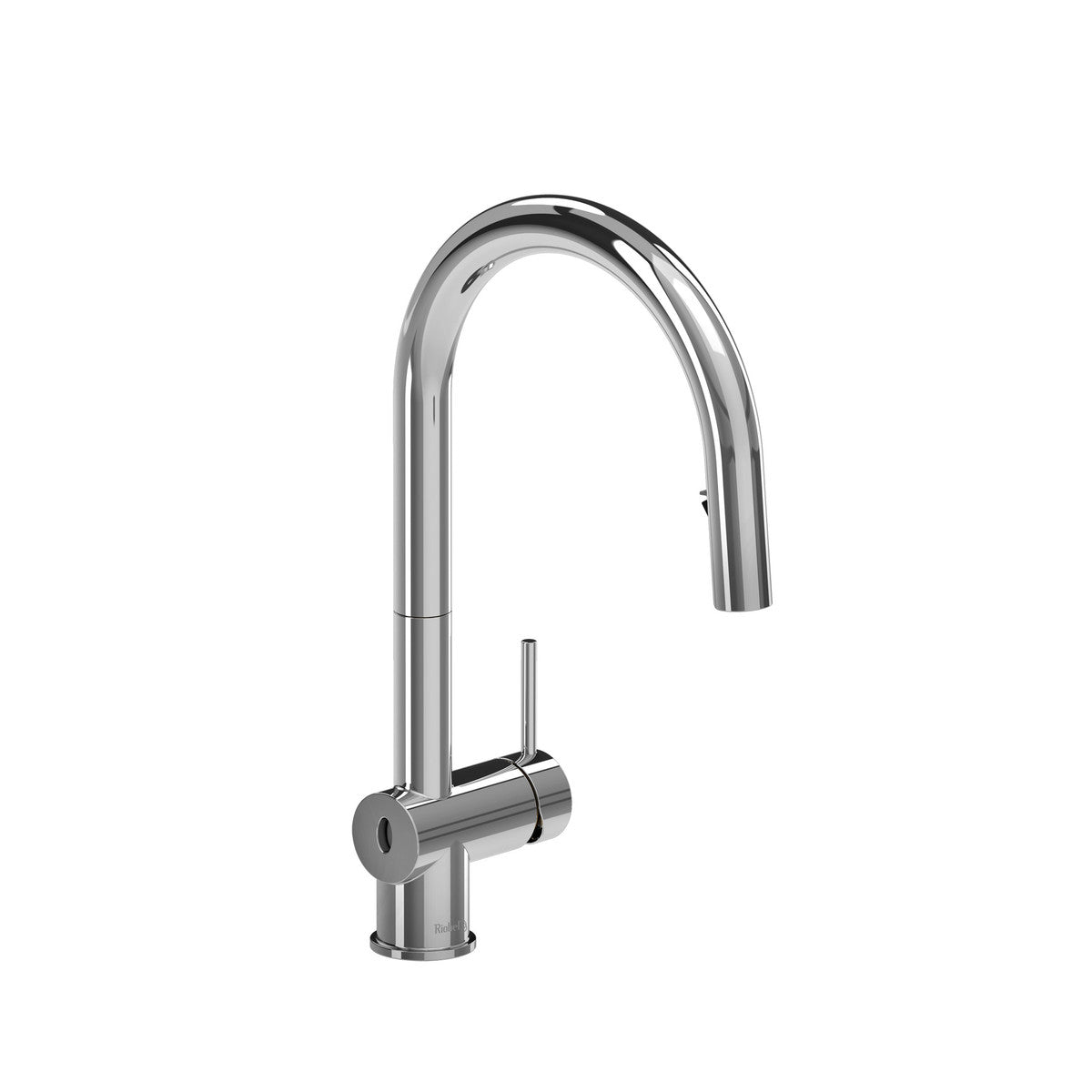 Riobel Azure Pull-Down Touchless Kitchen Faucet With C-Spout Dual Spray 1.5 GPM