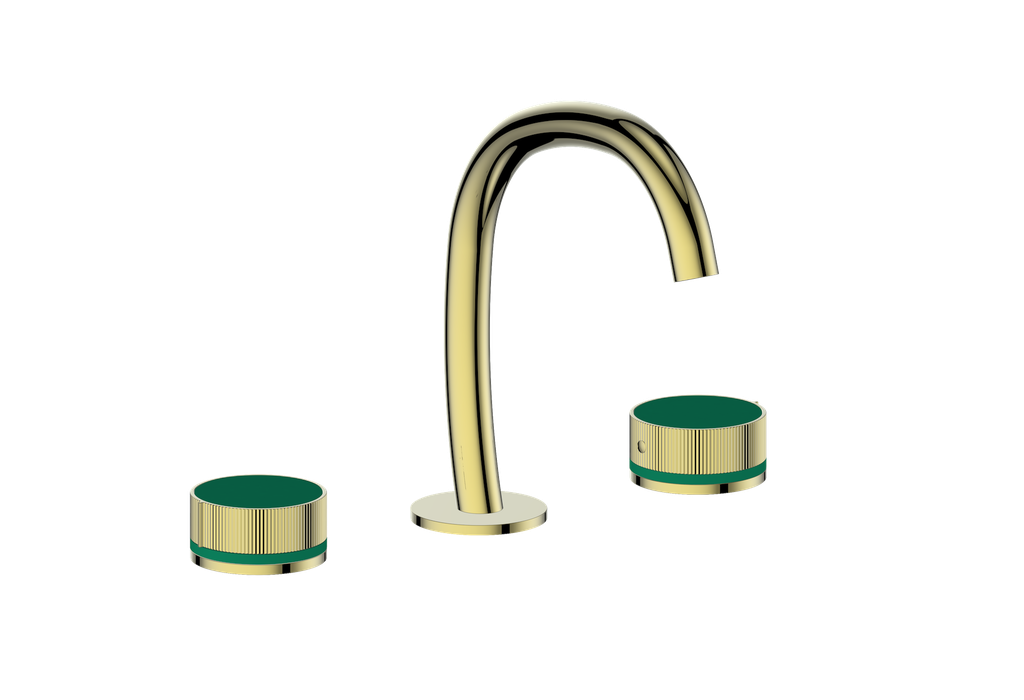 Vogt Mond 8" C.C. Lavatory Faucet With Pop-Up Drain - Moon Handle - BF.M1.1331
