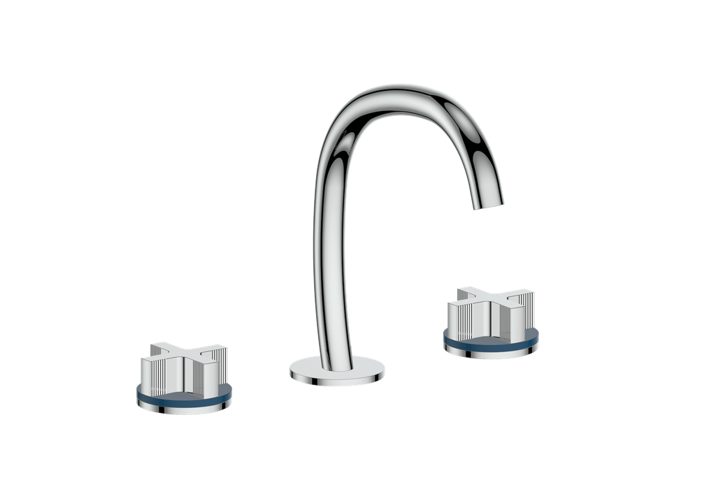 Vogt Mond 8" C.C. Lavatory Faucet With Pop-Up Drain - Cross Handle - BF.M3.1331