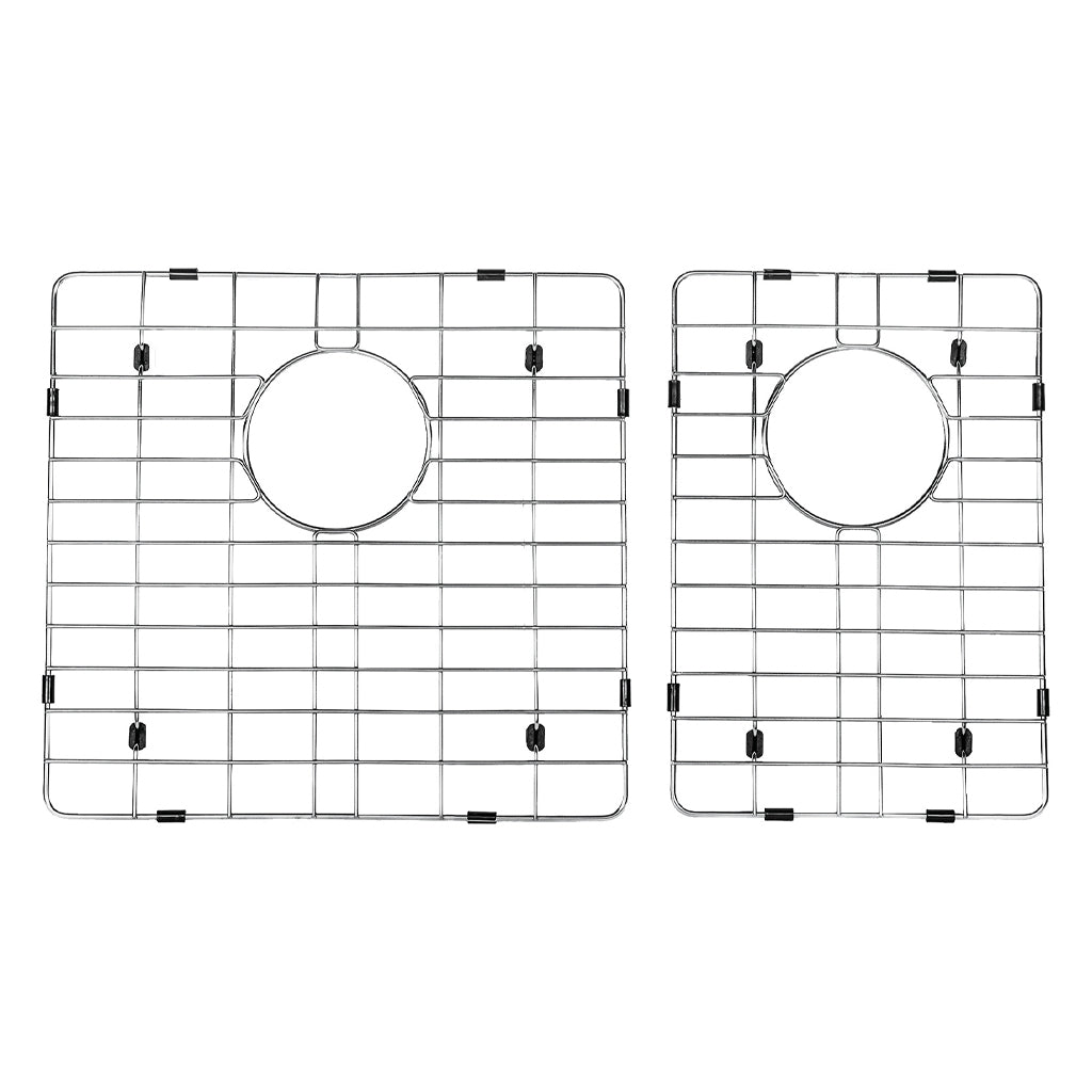 Vogt Pölten 16-Gauge Undermount / Top-Mount Double-Bowl Stainless Steel Kitchen Sink with Bottom Grid - KS.3319.P16R-64