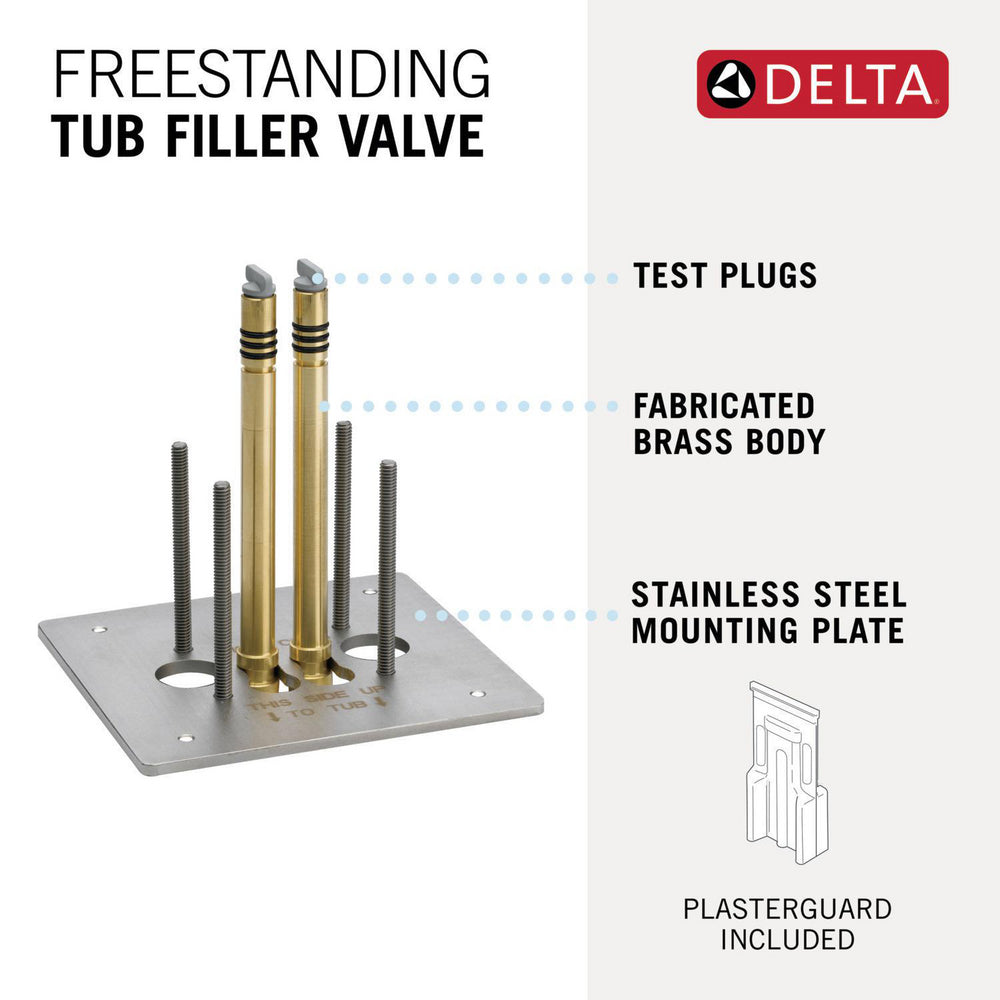 Delta Trinsic Floor Mount Tub Filler Rough-In Valve - R4700-FL