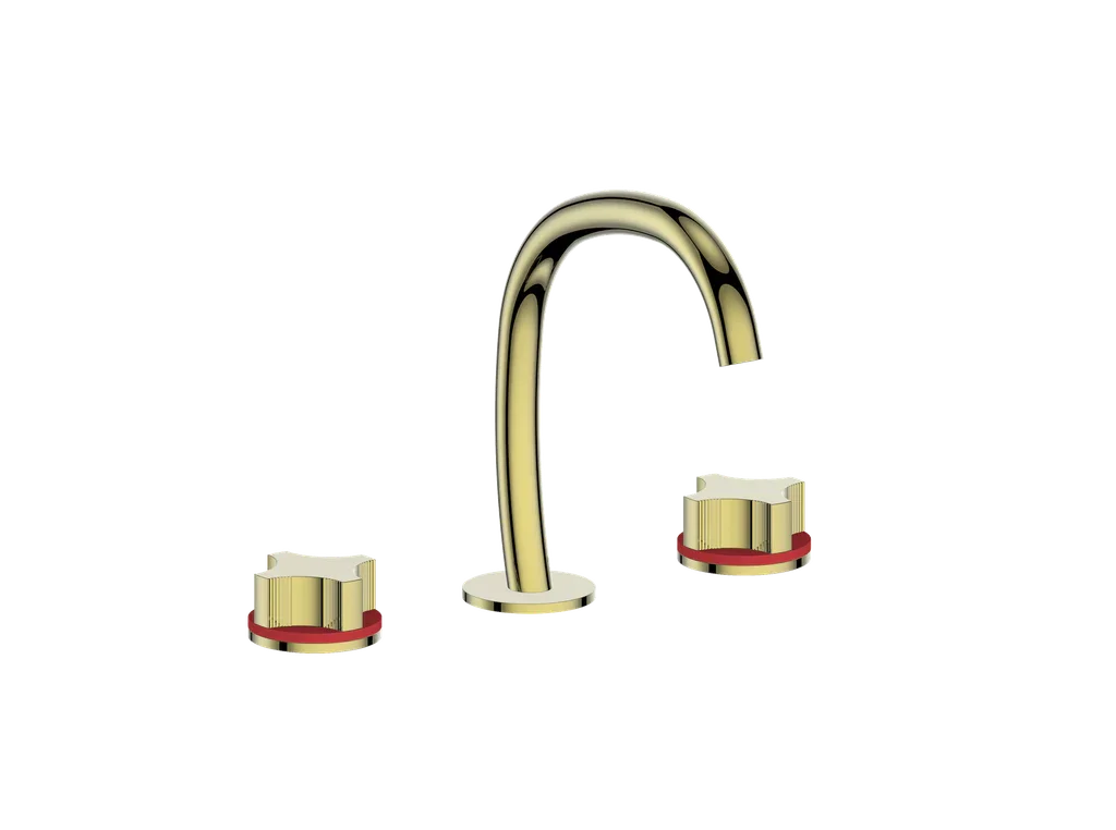 Vogt Mond 8" C.C. Lavatory Faucet With Pop-Up Drain - Crescent Handle - BF.M2.1331