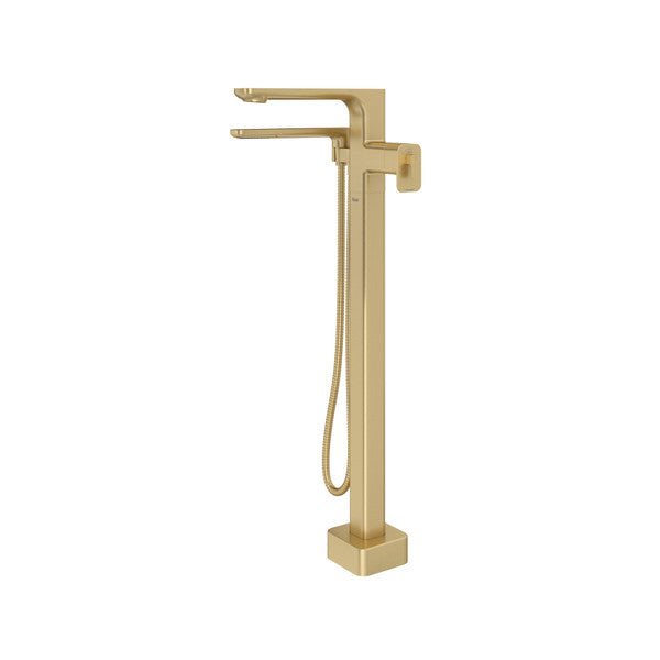 Riobel Equinox Thermostatic Single Hole Floor Mount Tub Filler Trim - TEQ39