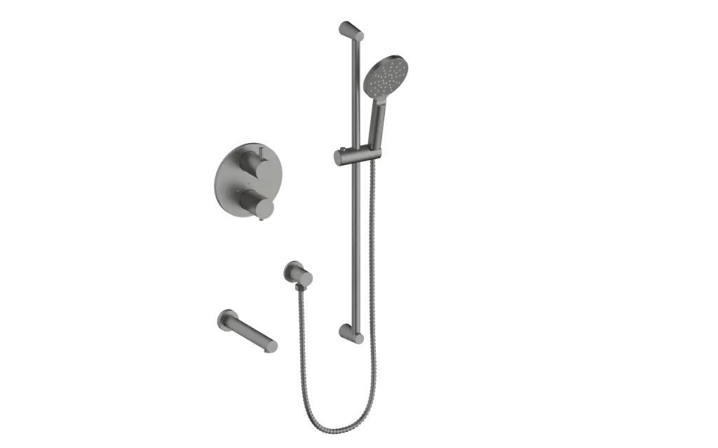 Vogt Wörgl 2-Way Thermostatic Shower System With Rough-In Valve - SET.WL.220.500