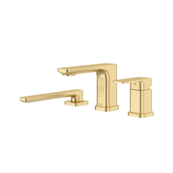 Riobel Equinox 3-Hole Pressure Balance Deck Mount Tub Filler Trim - TEQ16