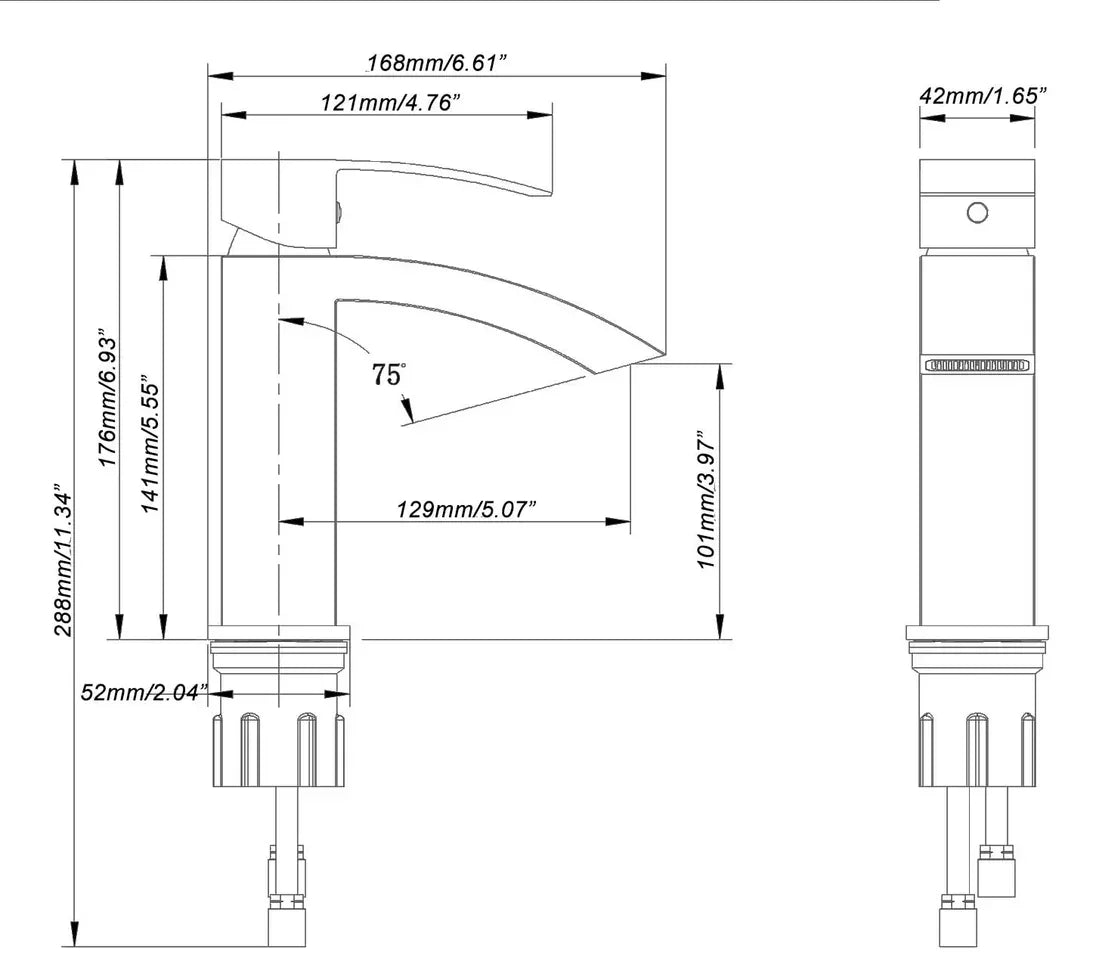 Kodaen Satro Single Hole Bathroom Faucet