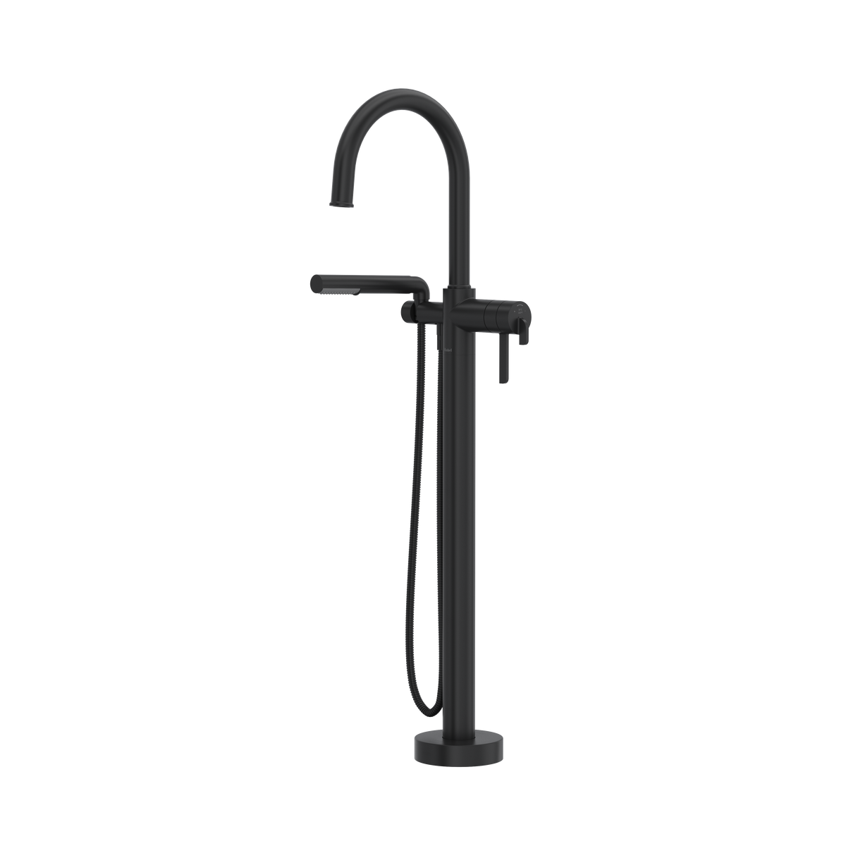 Riobel Authentica Thermostatic Single Hole Floor Mount Tub Filler Trim 6 GPM