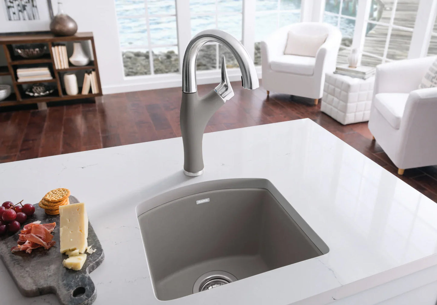 Blanco Artona Pull-Down Bar Faucet Single Spray 1.5 GPM