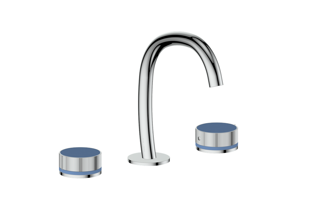 Vogt Mond 8" C.C. Lavatory Faucet With Pop-Up Drain - Moon Handle - BF.M1.1331