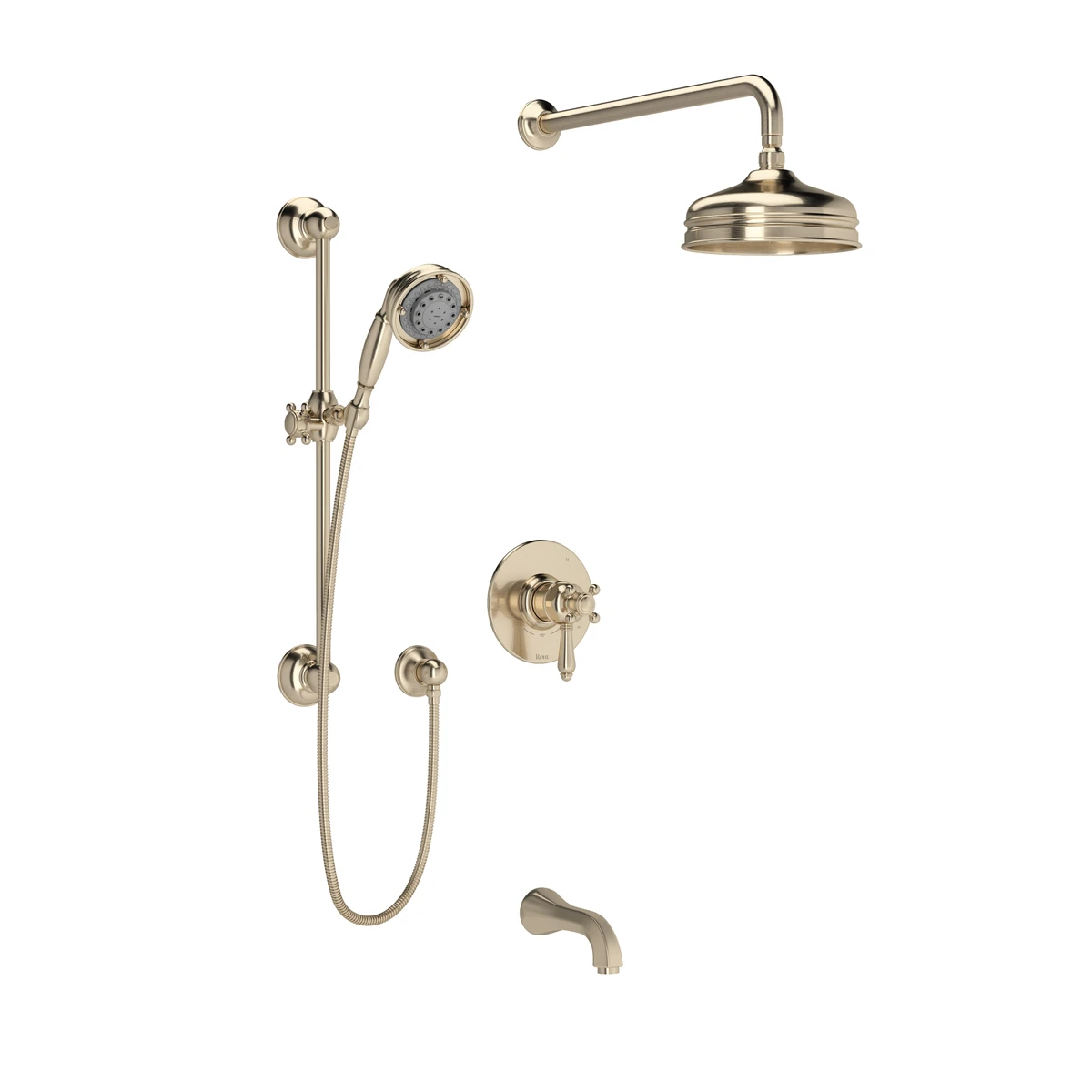 Rohl Acqui Shower Kit 1345 Trim Only With Lever Handles - TKIT1345AQLM