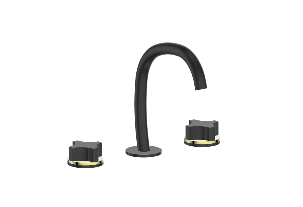 Vogt Mond 8" C.C. Lavatory Faucet With Pop-Up Drain - Crescent Handle - BF.M2.1331