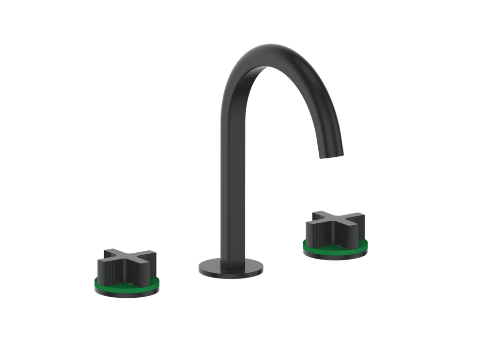 Vogt Mond 8" C.C. Lavatory Faucet With Pop-Up Drain - Cross Handle