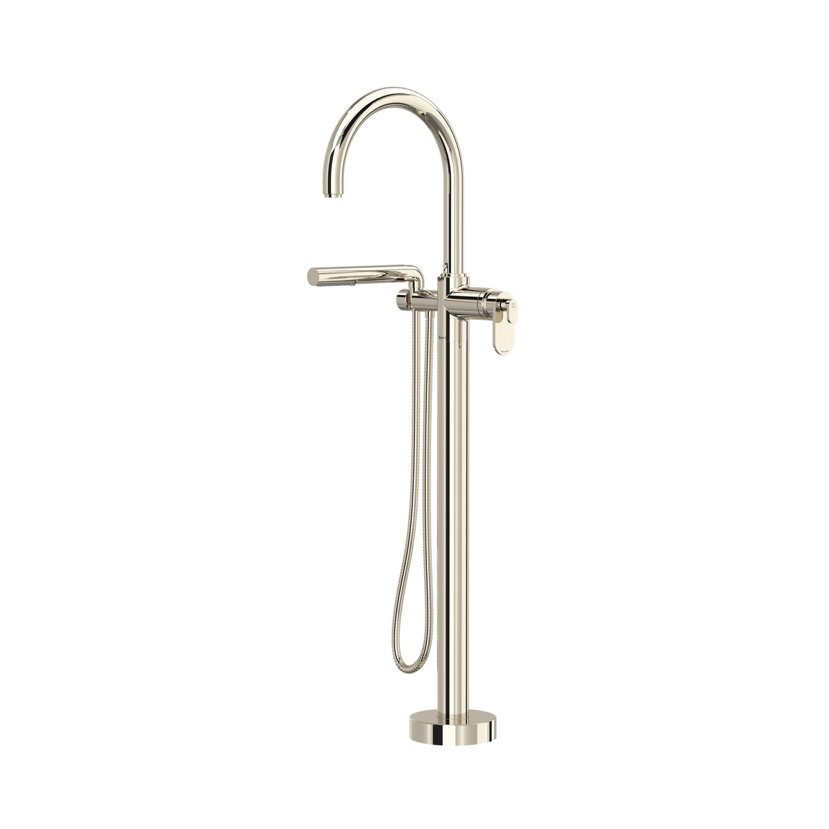 Riobel Arca Thermostatic Single Hole Floor Mount Tub Filler Trim