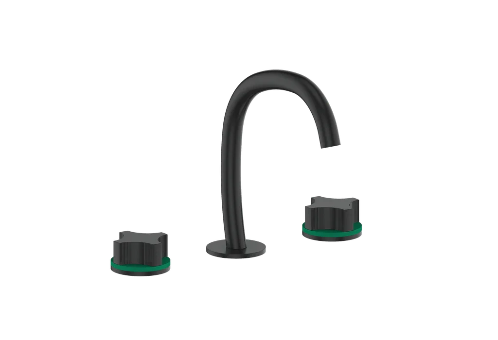 Vogt Mond 8" C.C. Lavatory Faucet With Pop-Up Drain - Crescent Handle - BF.M2.1331