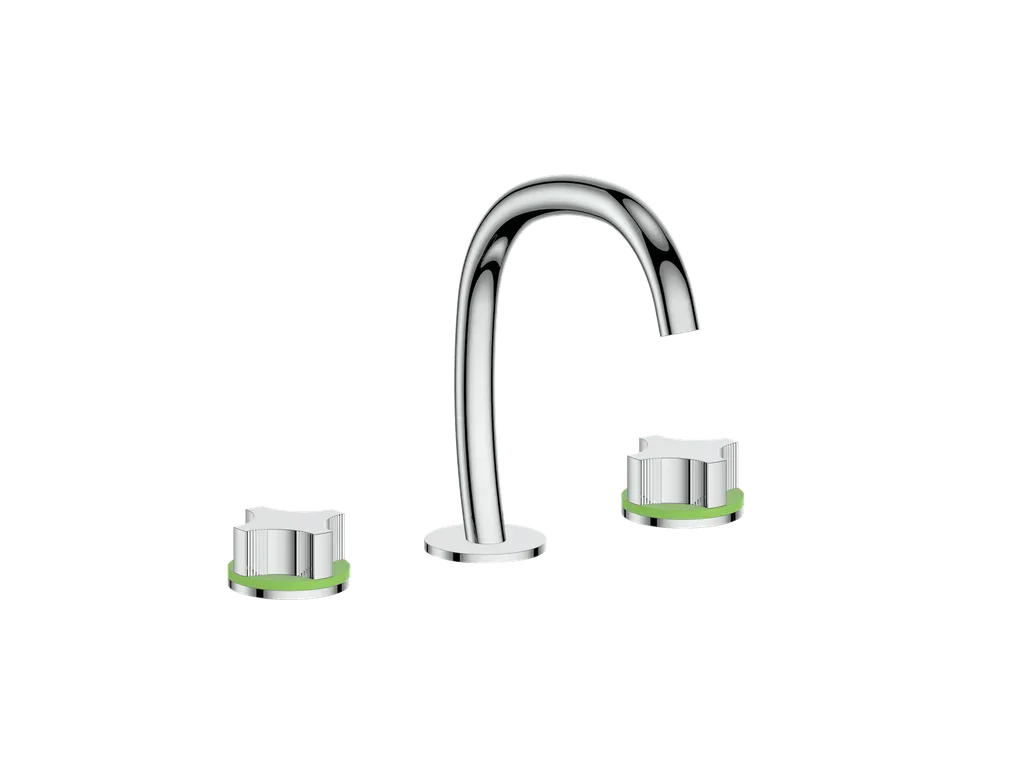 Vogt Mond 8" C.C. Lavatory Faucet With Pop-Up Drain - Crescent Handle - BF.M2.1331
