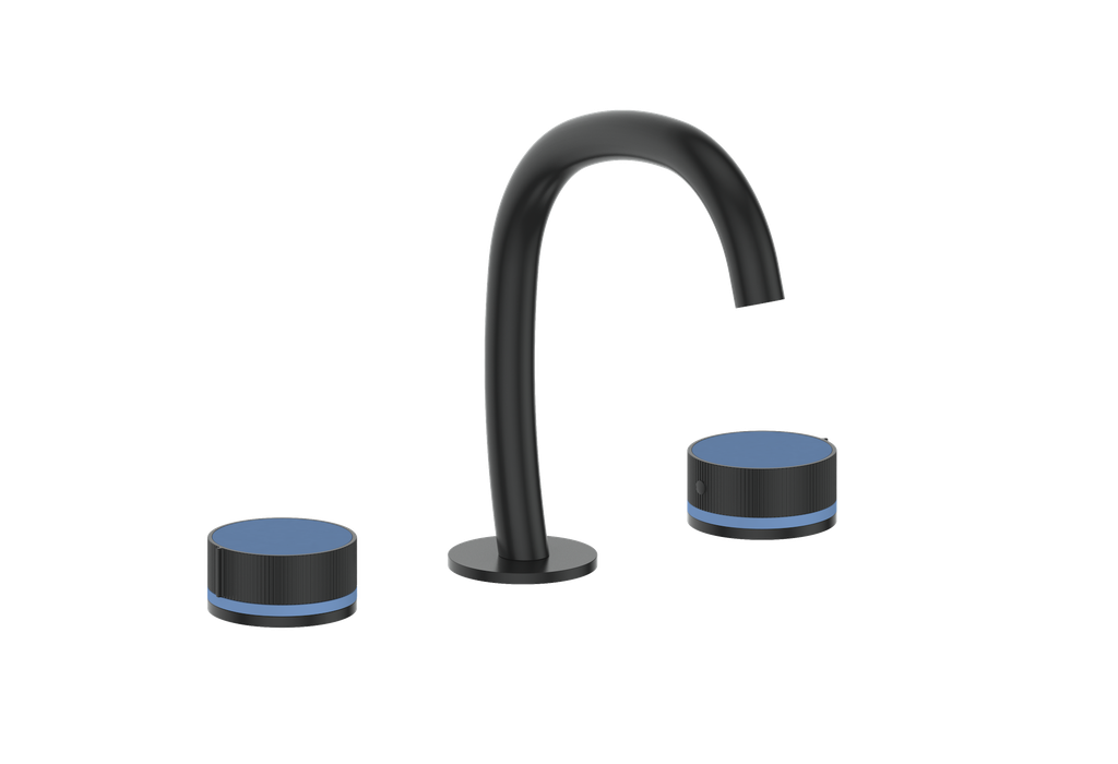 Vogt Mond 8" C.C. Lavatory Faucet With Pop-Up Drain - Moon Handle - BF.M1.1331