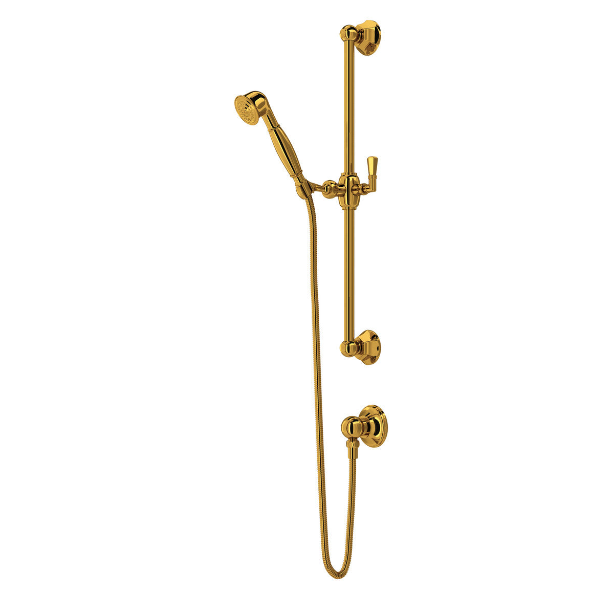 Rohl Handshower Set With 24" Slide Bar And Single Function Handshower - 1330